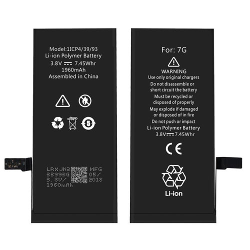 For iPhone 7 Battery Replacement 1960mAh