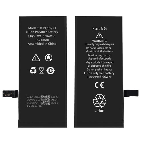For iPhone 8 Battery Replacement 1821mAh