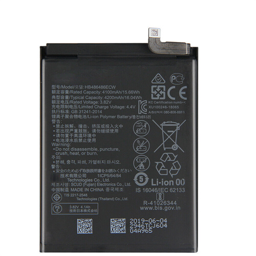Huawei 社 HB486486ECW P30 Pro Mate 20 Pro バッテリー交換用