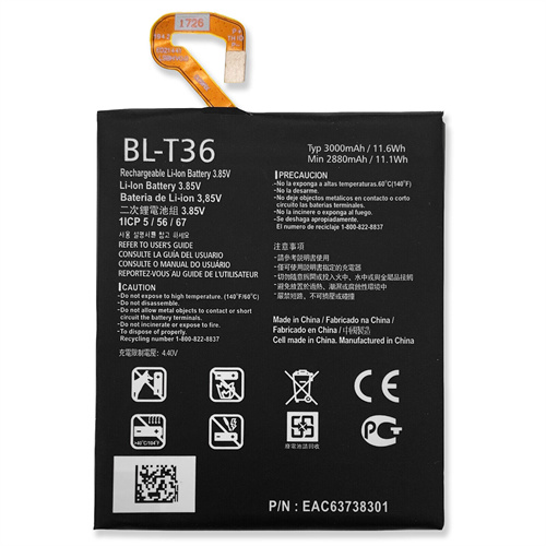 Pour le remplacement de la batterie LG K30 X410TK BL T36
