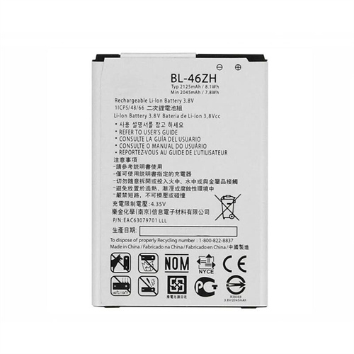 Pour LG K7 LS675 D213 H340 L33 Remplacement de la batterie BL 46ZH