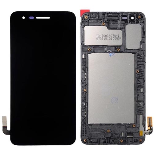 For LG K8 LCD Screen Replacement with Touch With Frame K350N