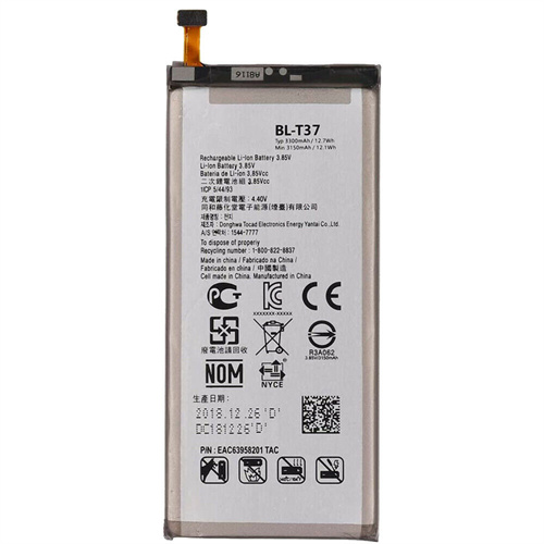 Pour LG Q Stylo 4 4 Plus V40 Remplacement de la batterie BL T37