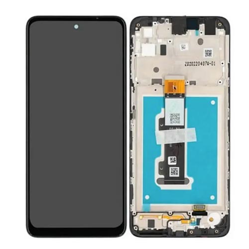 For Motorola E32s LCD Screen Replacement with Touch With Frame