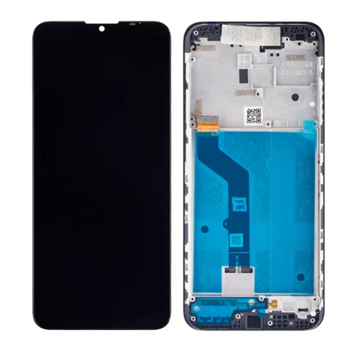 For Motorola E7 Plus LCD Screen Replacement with Touch With Frame