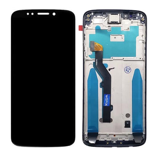 For Motorola G6 Play LCD Screen Replacement with Touch With Frame