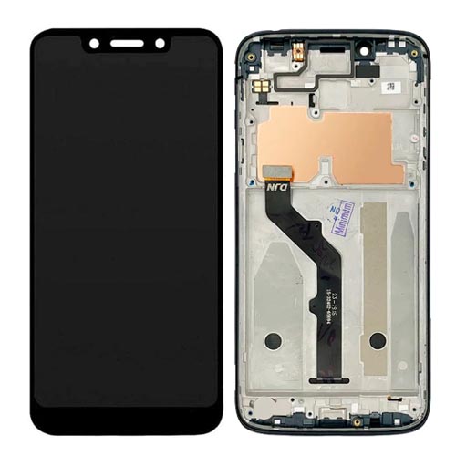 For Motorola G7 Play LCD Screen Replacement with Touch With Frame