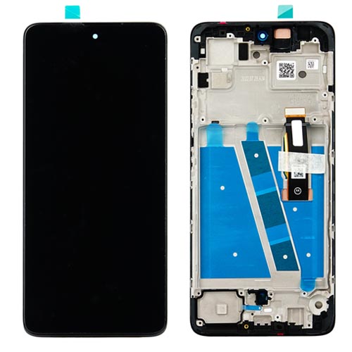 For Motorola G72 LCD Screen Replacement with Touch With Frame