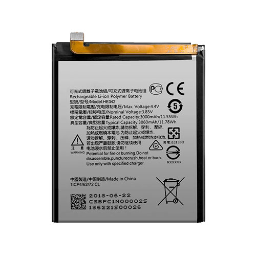 For Nokia 6.1 Battery Replacement HE345