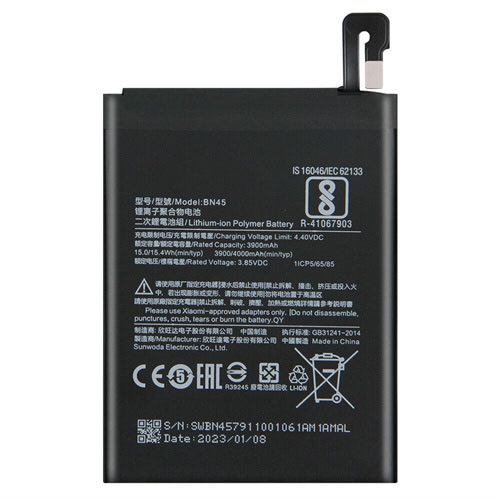 Para substituição da bateria do Redmi Note 5 BN45