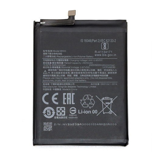 For Redmi Note 9 Pro Battery Replacement BN53