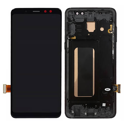 For Samsung A530 LCD Screen Replacement with Touch With Frame A8 2018