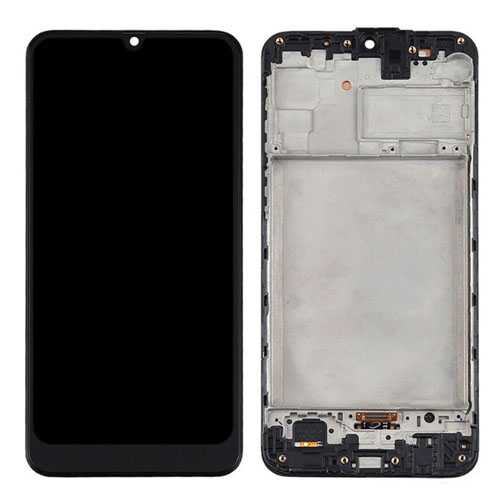 For Samsung M31 LCD Screen Replacement with Touch With Frame M315