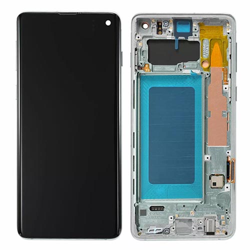 Para Samsung S10 Pantalla LCD y Táctil Con Marco