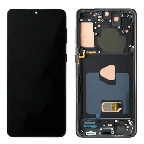 Para Samsung S21 Plus Substituição de tela LCD com toque Com moldura