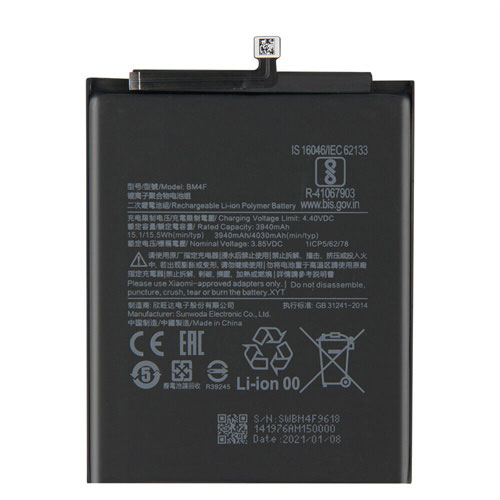 Para substituição de bateria Xiaomi CC9 CC9e Mi A3 Mi 9 Lite BM4F