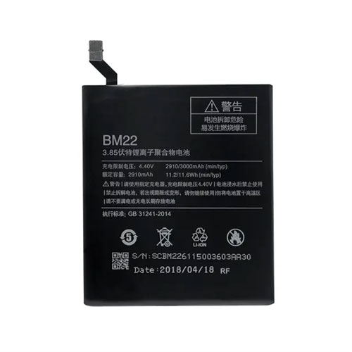 For Xiaomi Mi 5 Redmi Note Battery Replacement BM22