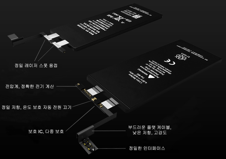 아이커먼 휴대폰 배터리 구조